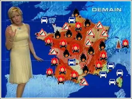 voici la meteo